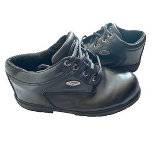 Lugz Leather Ankle Boots Casual Lace Up Comfort Shoes Men's Size 10.5 Black‎